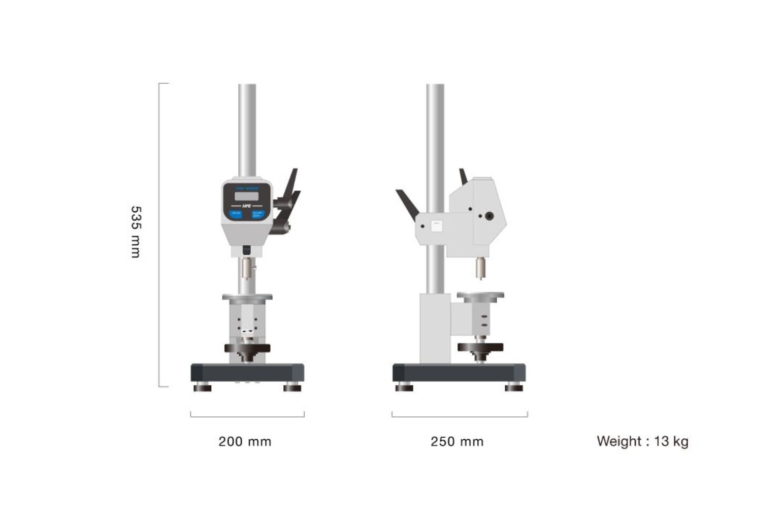 Automatic Hardness Tester Size